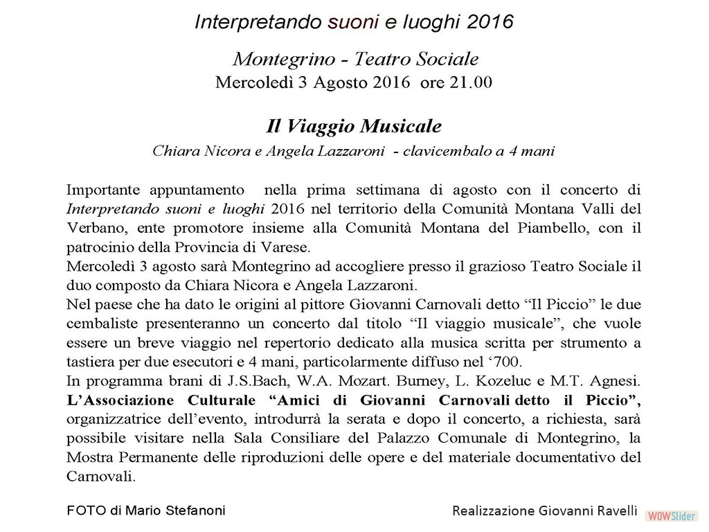 1- comunicato stampa 3-8-2016 