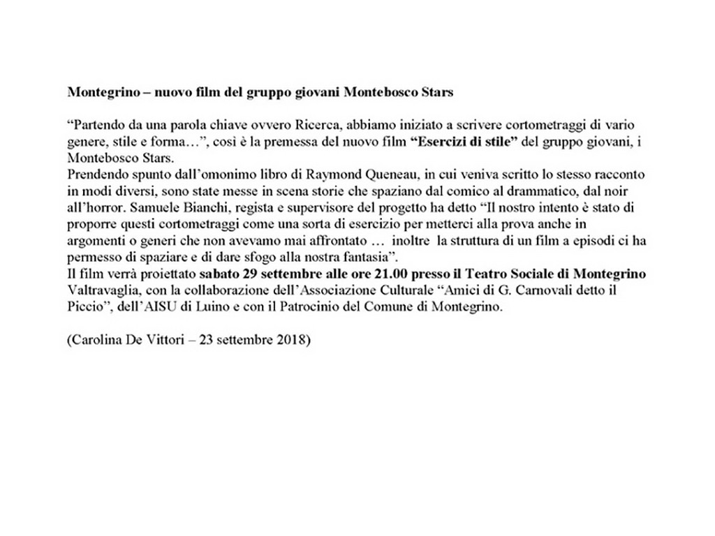 0- Articolo Film Esercizi di stile