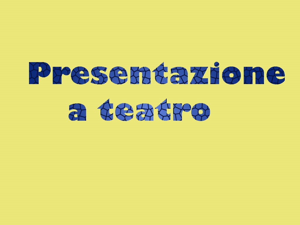 39 Presentazione a teatro